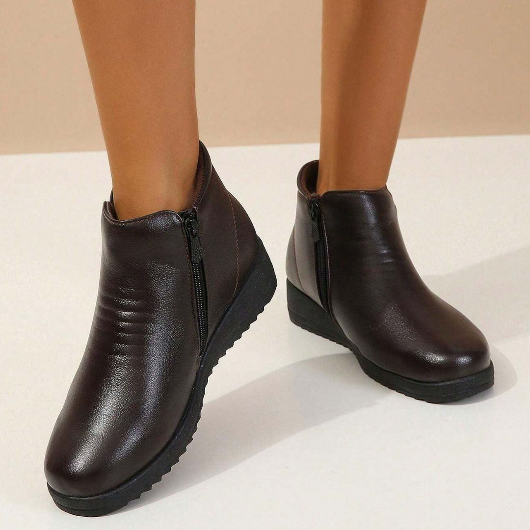 Botas Astrid™️ | Cálidas botas de cuero vegano